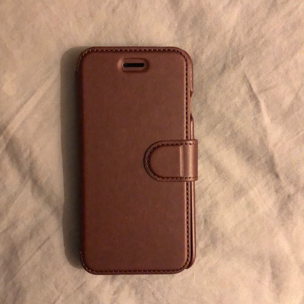 iPhone 7/8 faux leather folio wallet case
